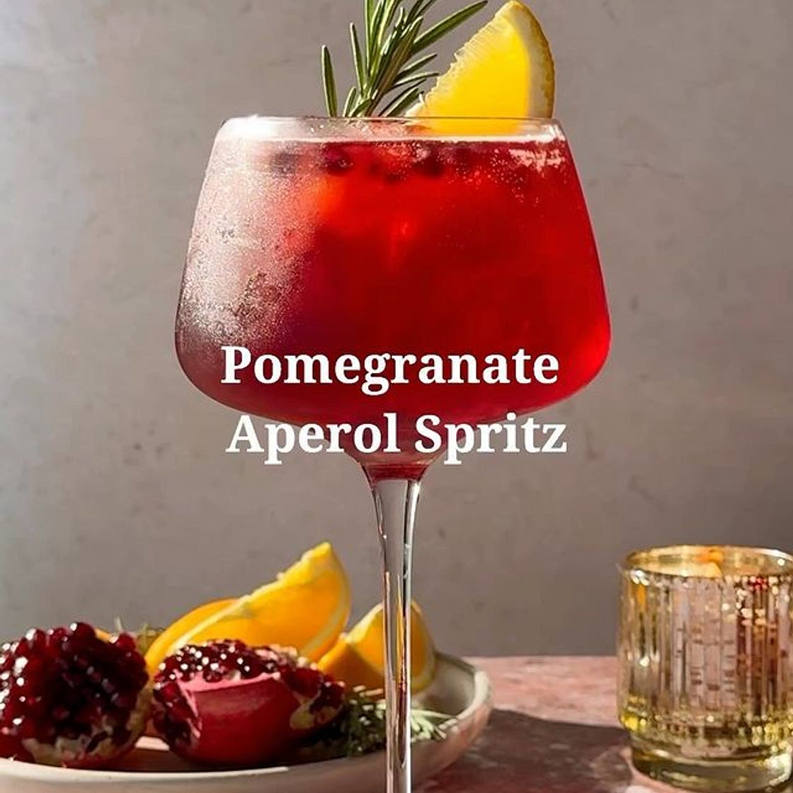 The perfect Thanksgiving Day Spritz! Easy to make and who doesn’