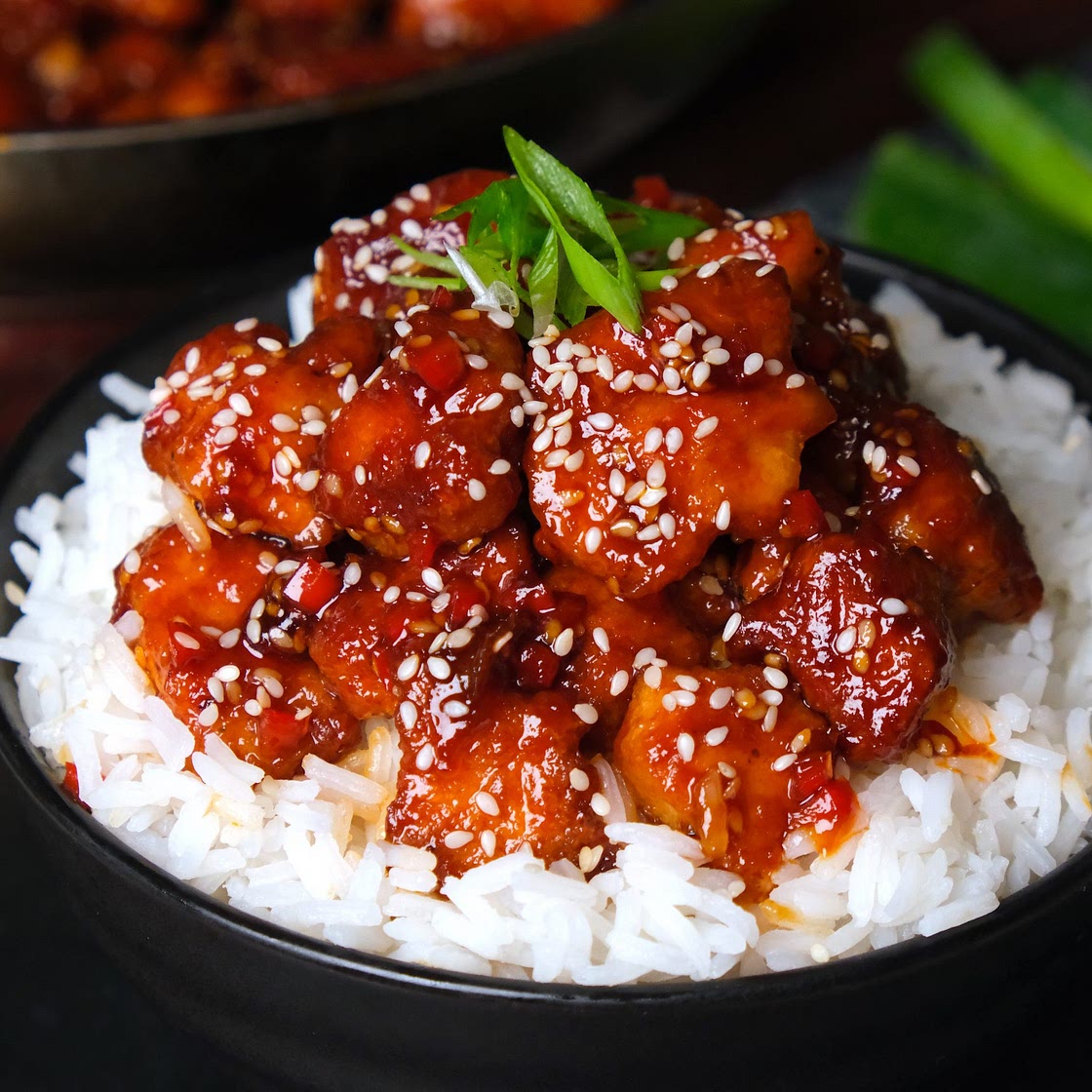 Fiery Sesame Chicken - The Good Bite