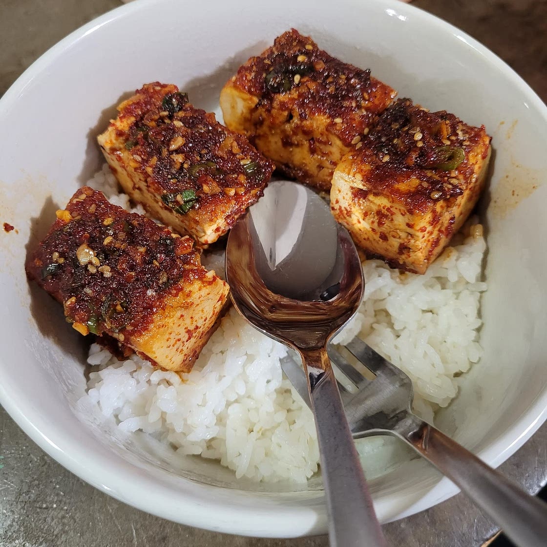 Korean Braised Tofu (Dubu Jorim)
