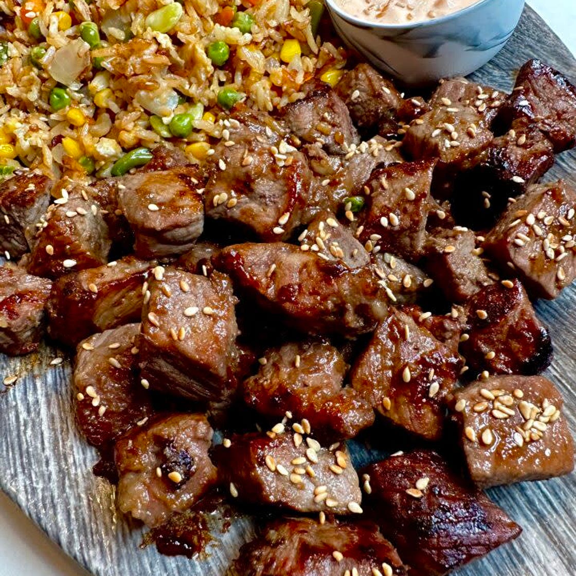 Instant Pot Hibachi Steak and Rice