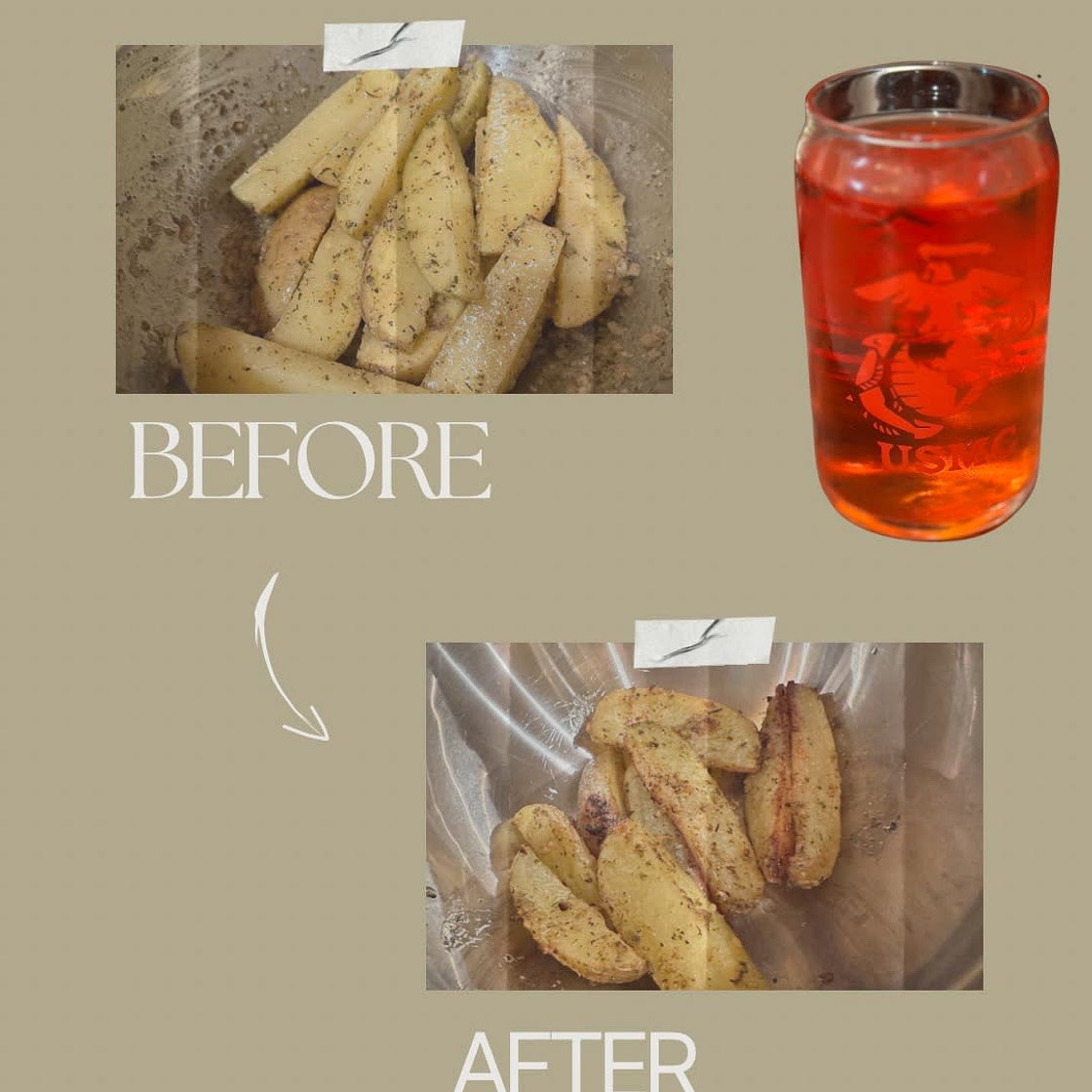 Baked Garlic Parmesan Potato Wedges