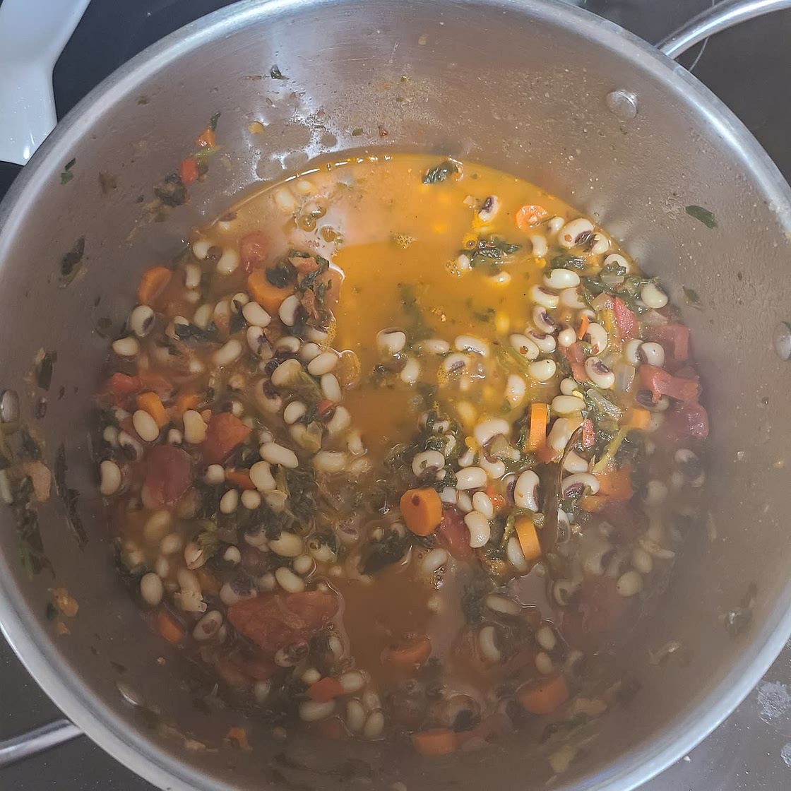 Greek Black-Eyed Peas and Spinach Recipe