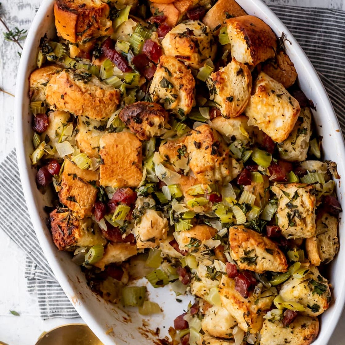 Chinese Sausage Stuffing