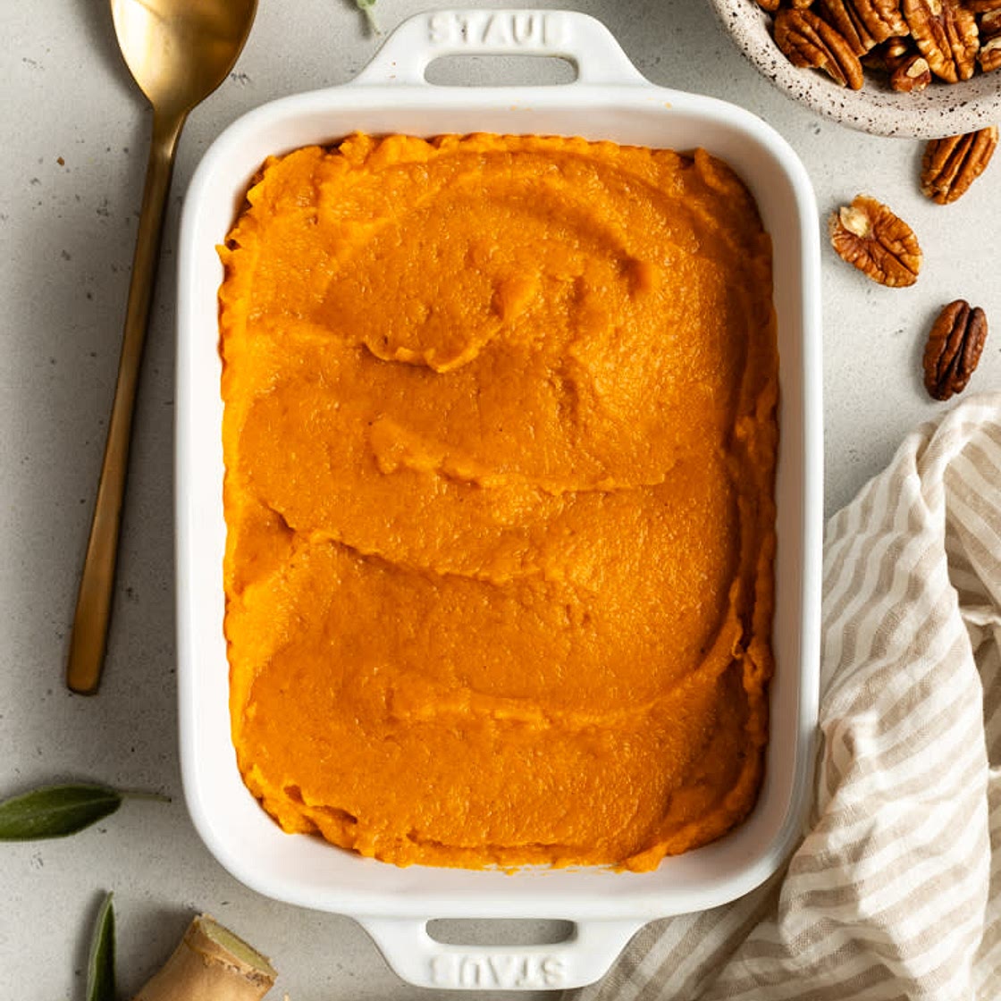 Whipped Sweet Potatoes with Coconut Milk