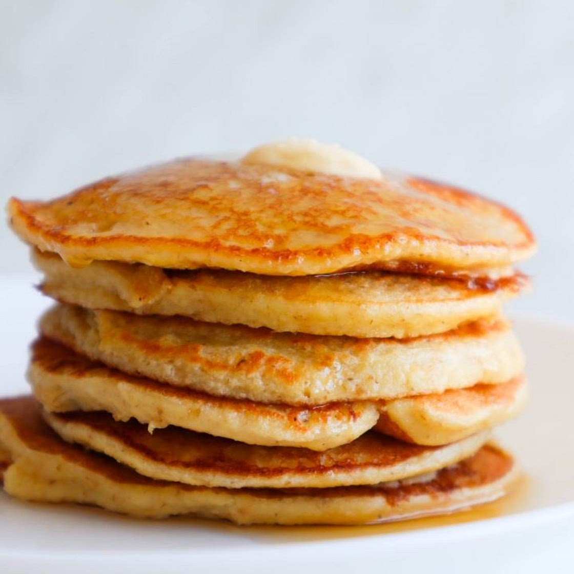 Healthier Oatmeal Apple Pancakes