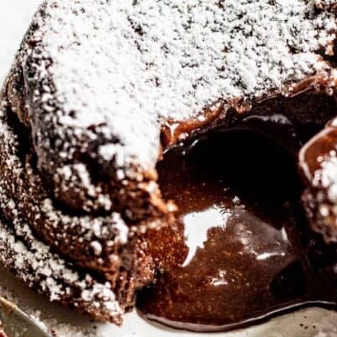 Air Fryer Chocolate Lava Cakes