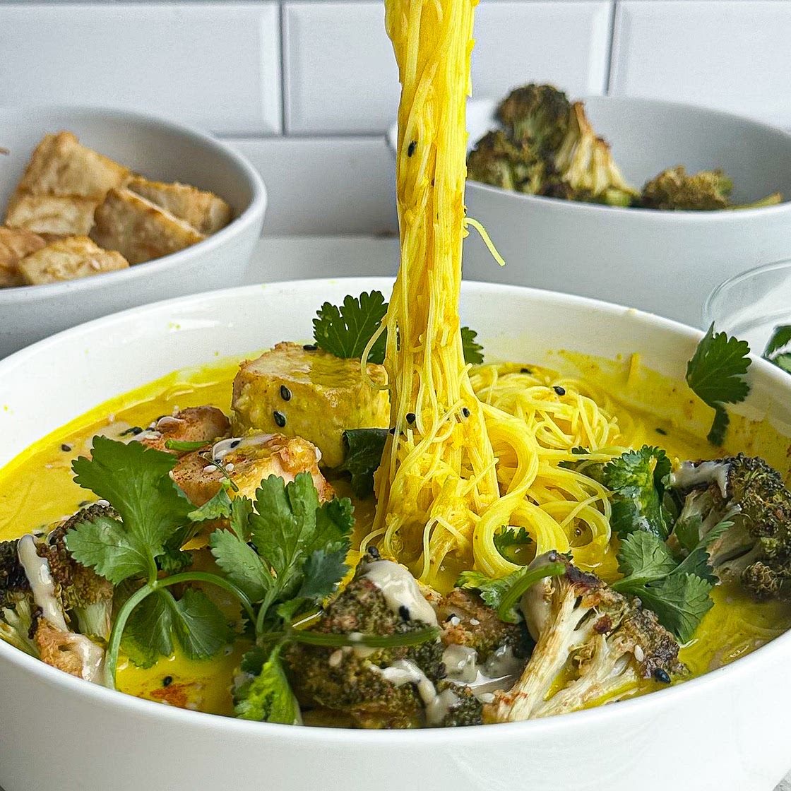 Turmeric & Coconut Noodle Soup