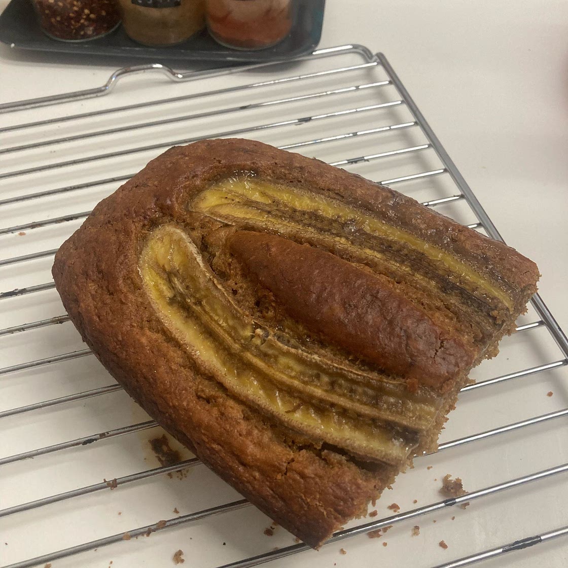 Vegan Sourdough Banana Bread