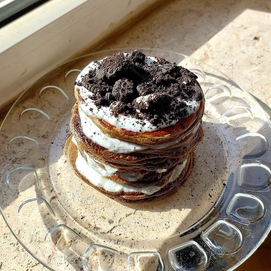 🥞60G PROTEIN & LOW CAL OREO PANCAKES🥞