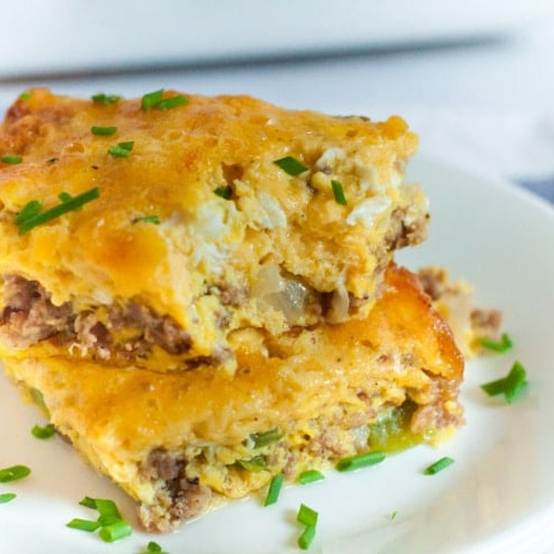 Keto Sausage & Egg Casserole Omelet