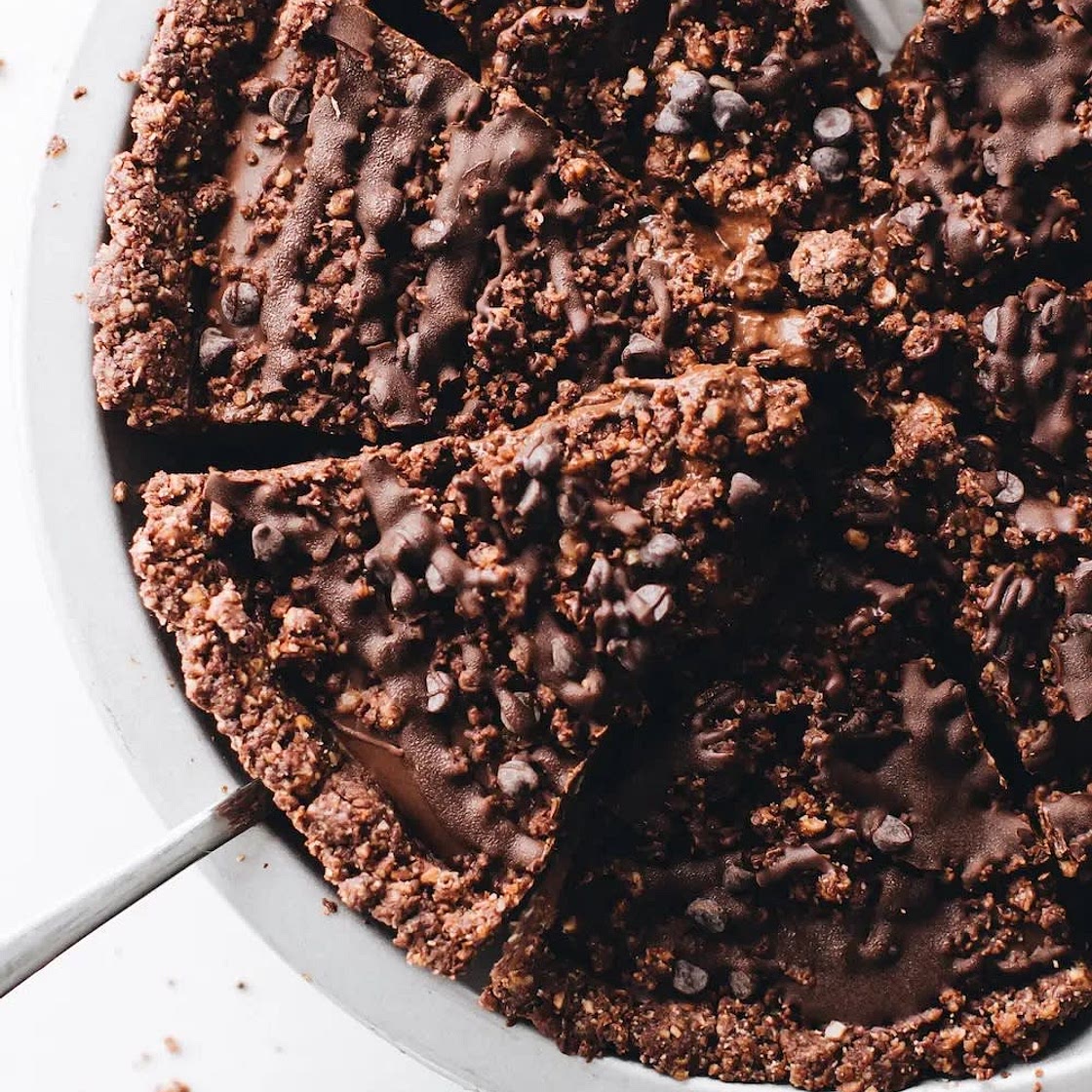 No-Bake Vegan Chocolate Cream Pie