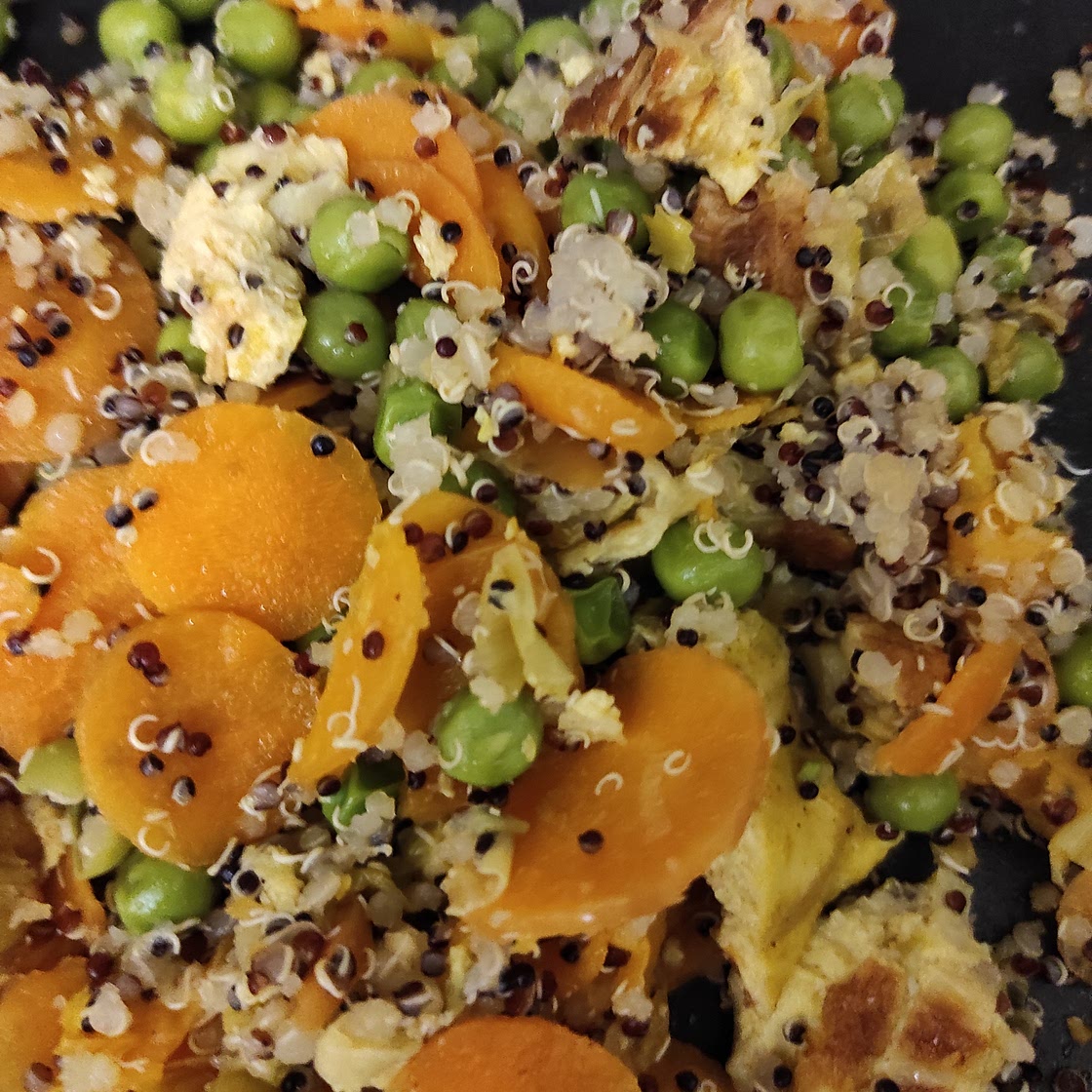 Quinoa con carote e piselli TOP