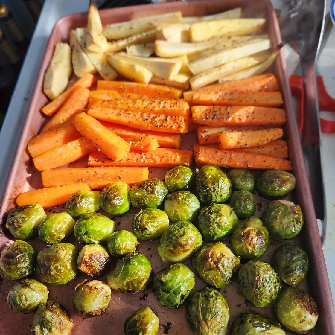 Roasted Parsnips and Carrots
