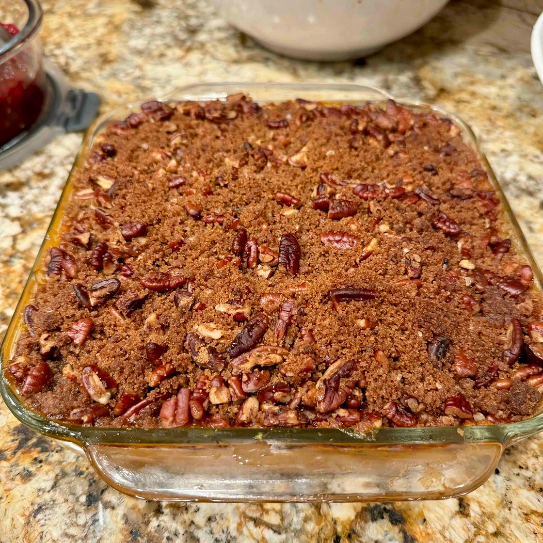 Creole Praline Yam Casserole