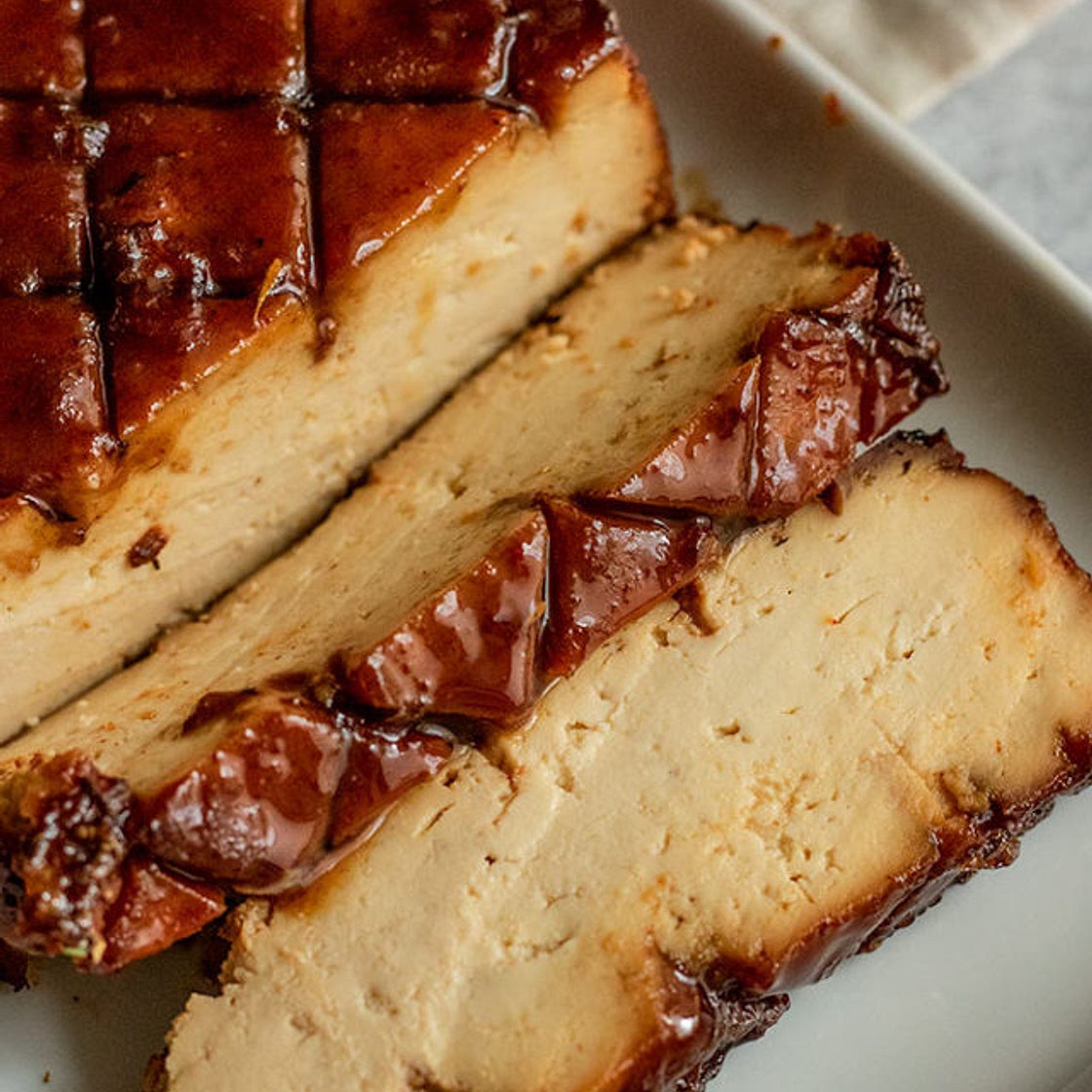 Brown Sugar Glazed Tofu