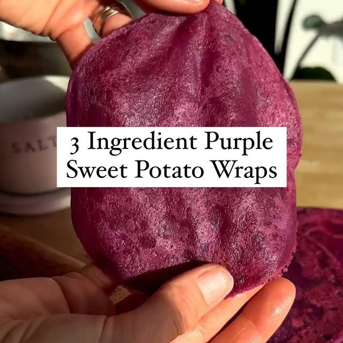 PURPLE SWEET POTATO WRAPS