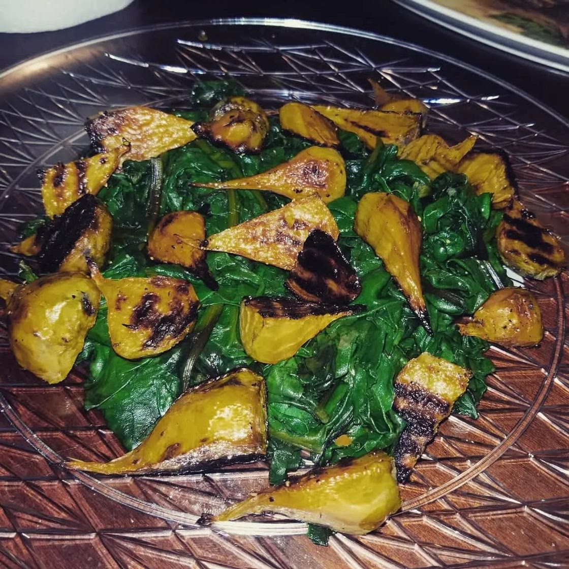 Roasted Golden Beets