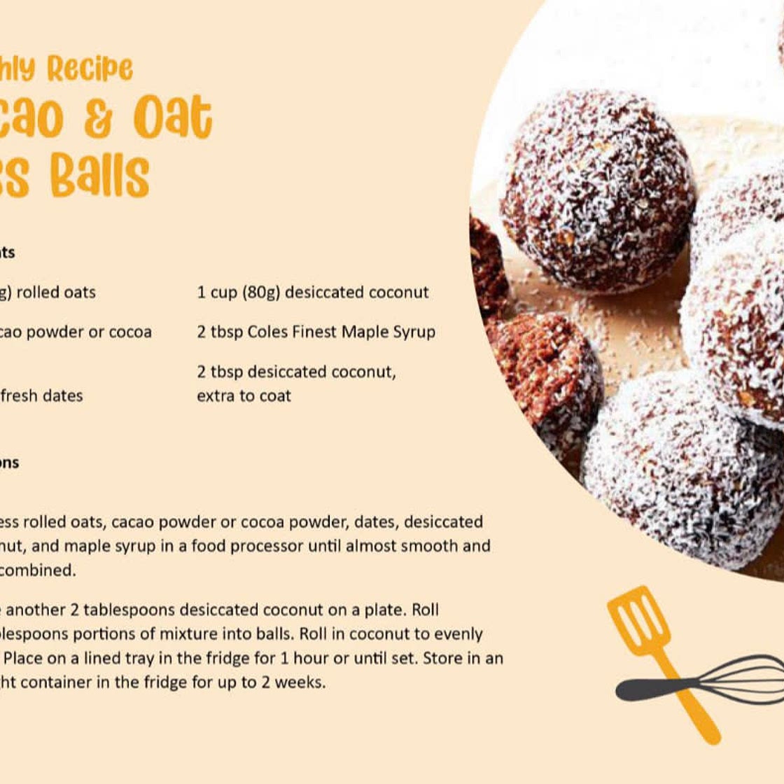 Cacao & Oat Bliss Balls