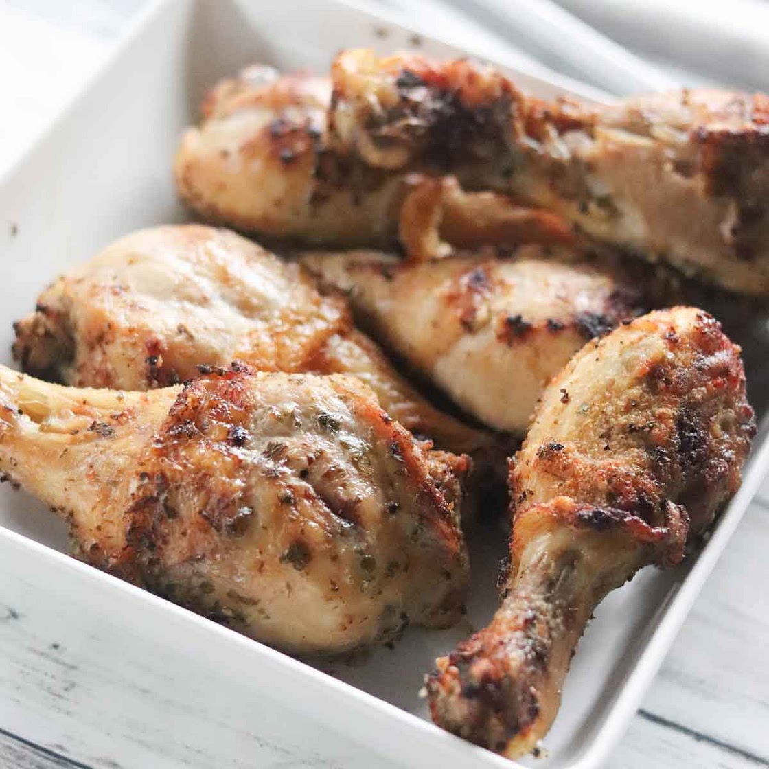 Air Fryer Garlic Parmesan Drumsticks