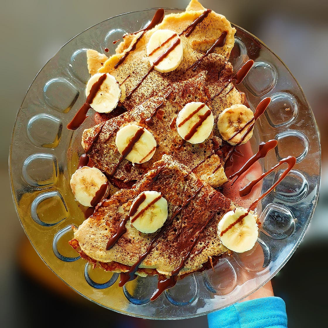 🍫HIGH PROTEIN & LOW CAL CHOCOKATE FILLED CREPES🍫