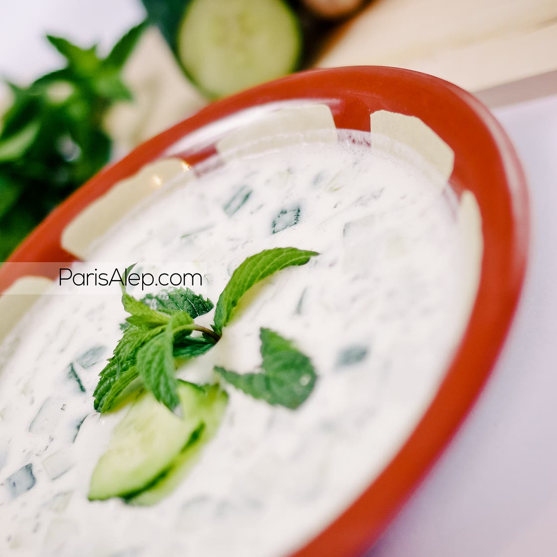 Laban bi khyar / Yaourt au concombre