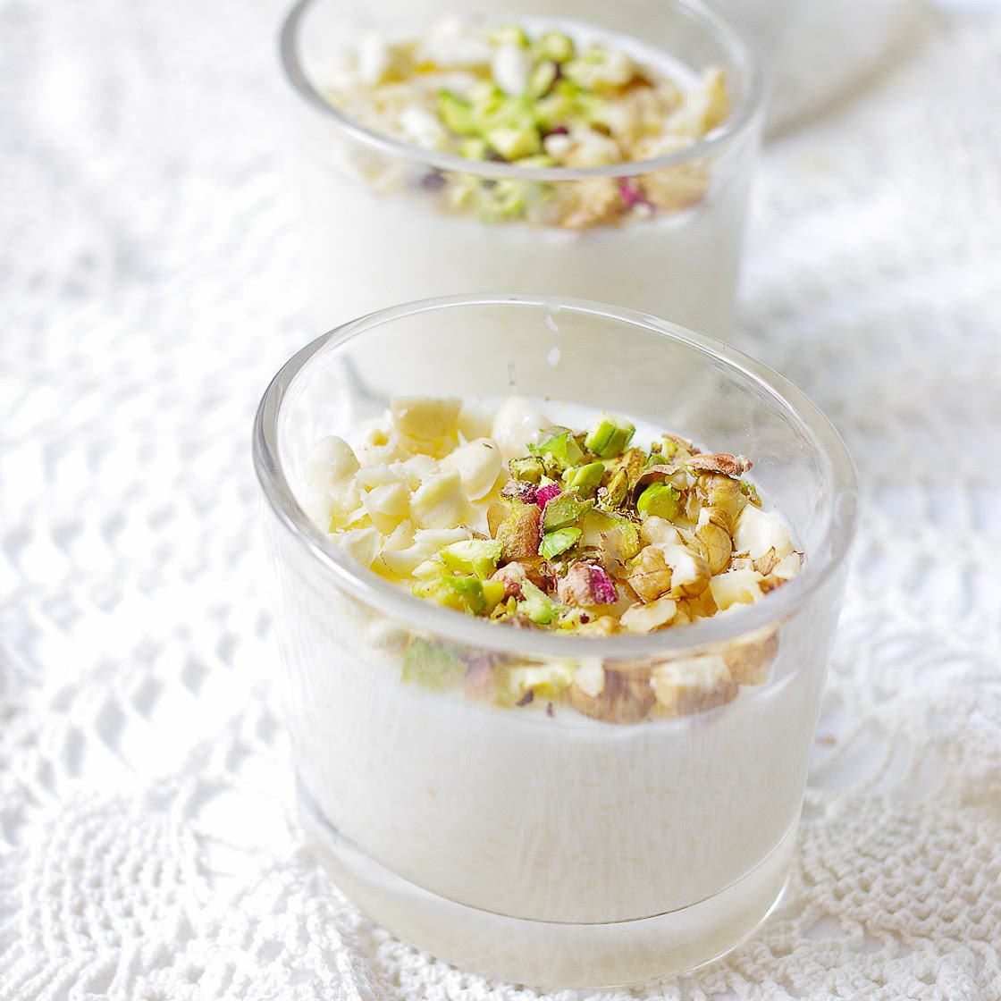 Mhallabiyé / crème au lait à l’orientale