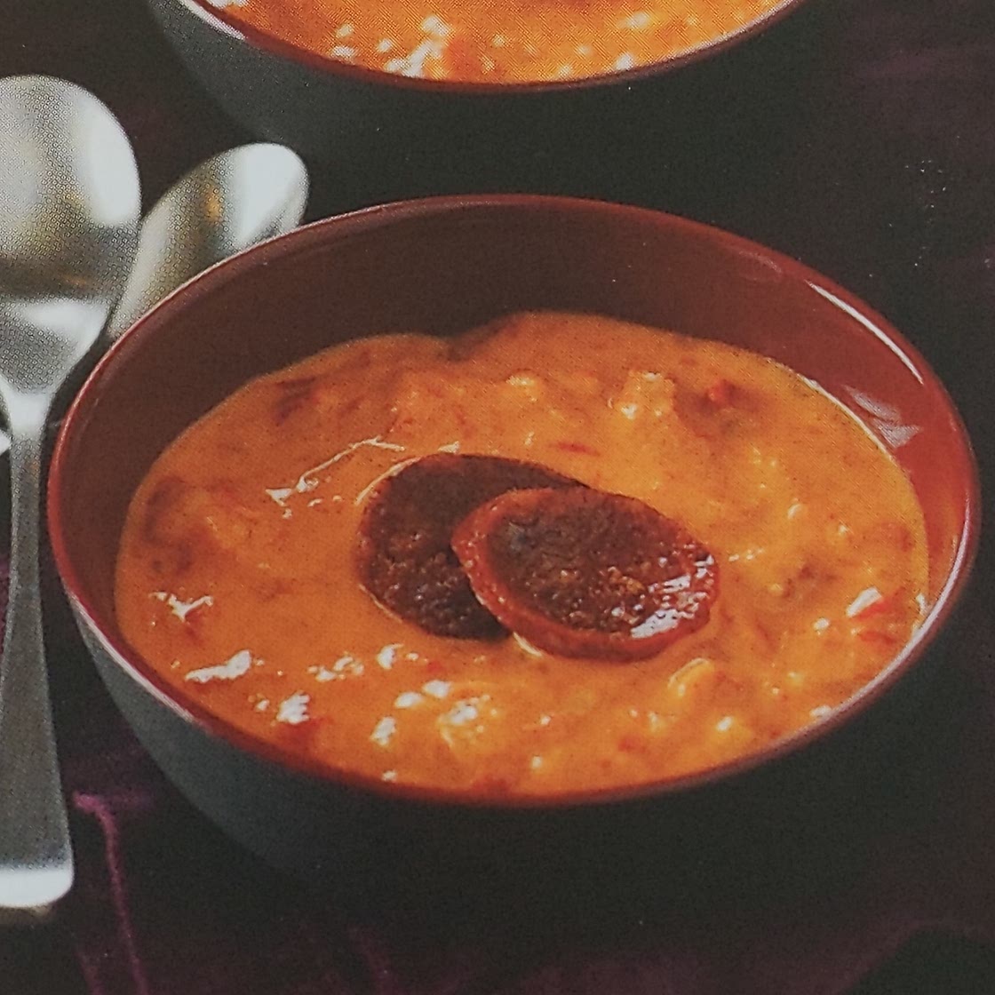 Crème de poivron chorizo