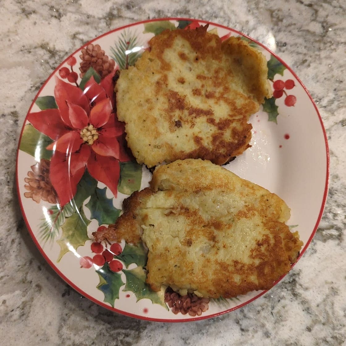 Leftover Mashed Potato Pancakes