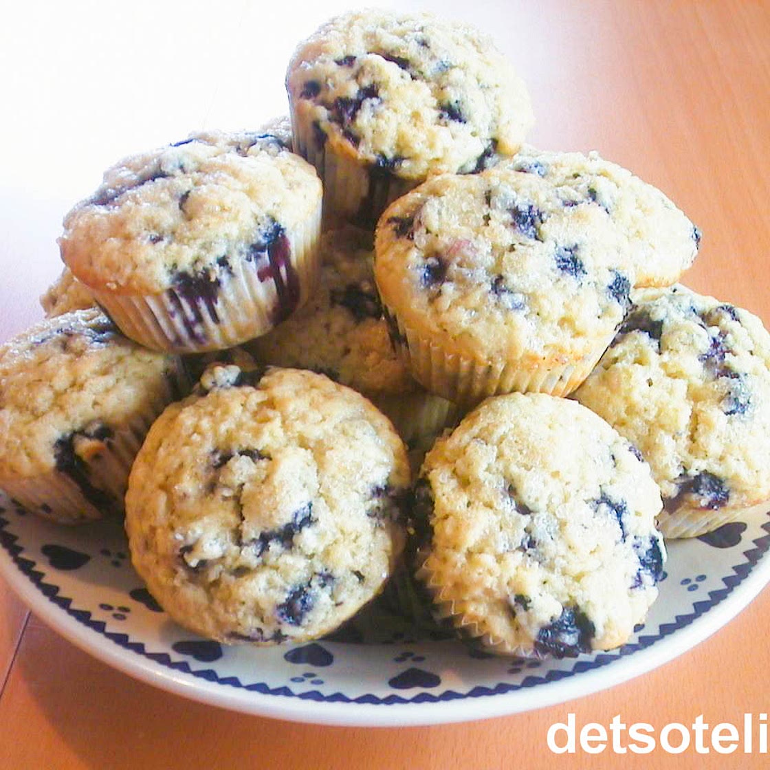 Blåbærmuffins
