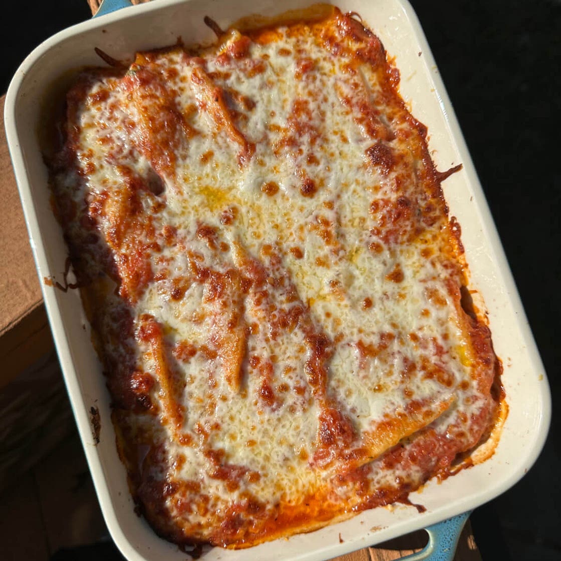Stuffed Shells with Pancetta Marinara
