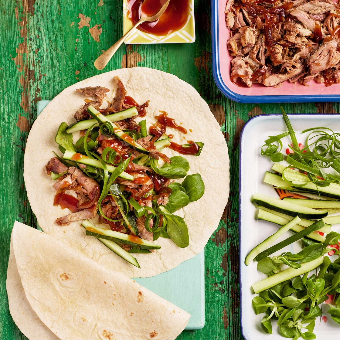 Slow Cooker Duck Wraps