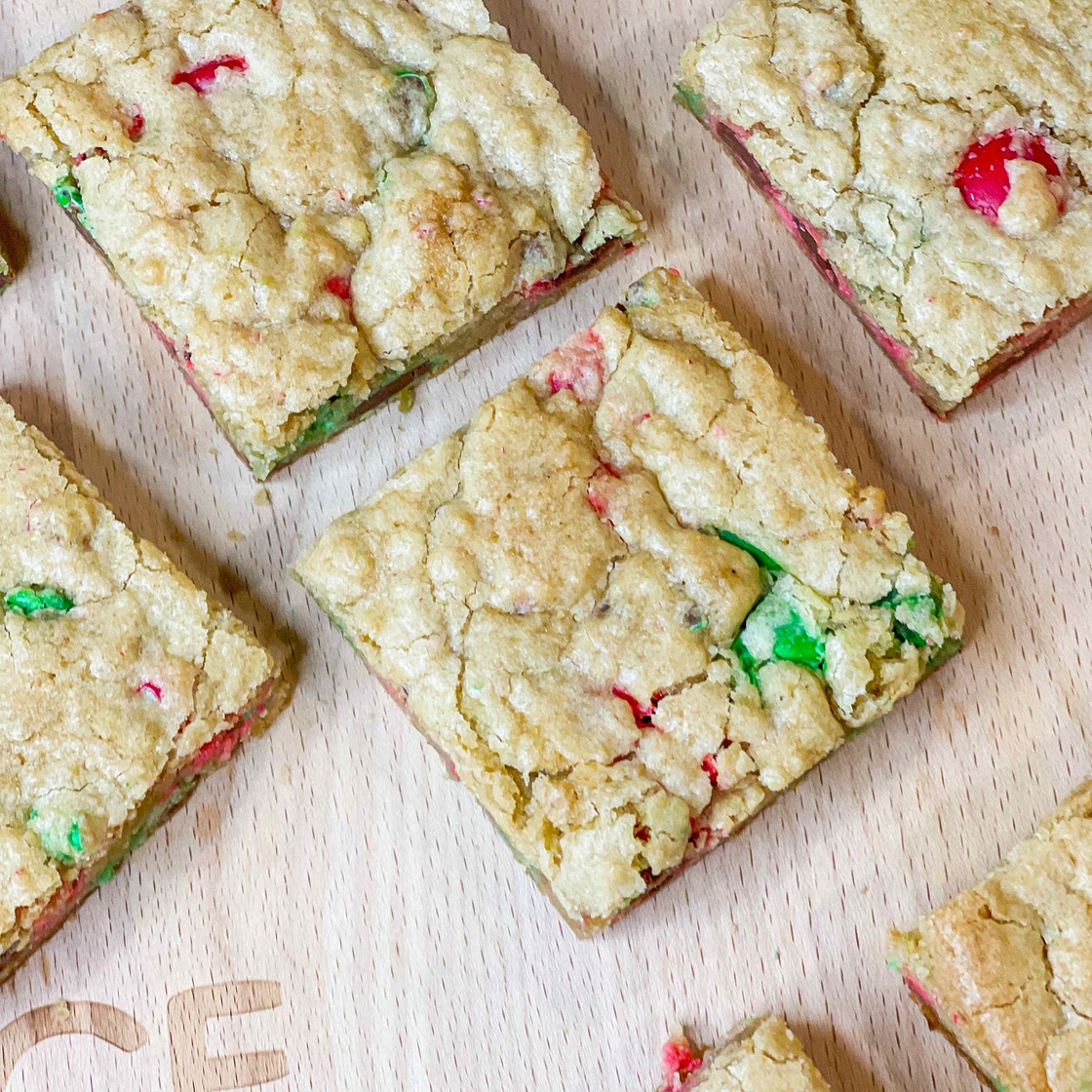 M&M’s Cookie Bars 
