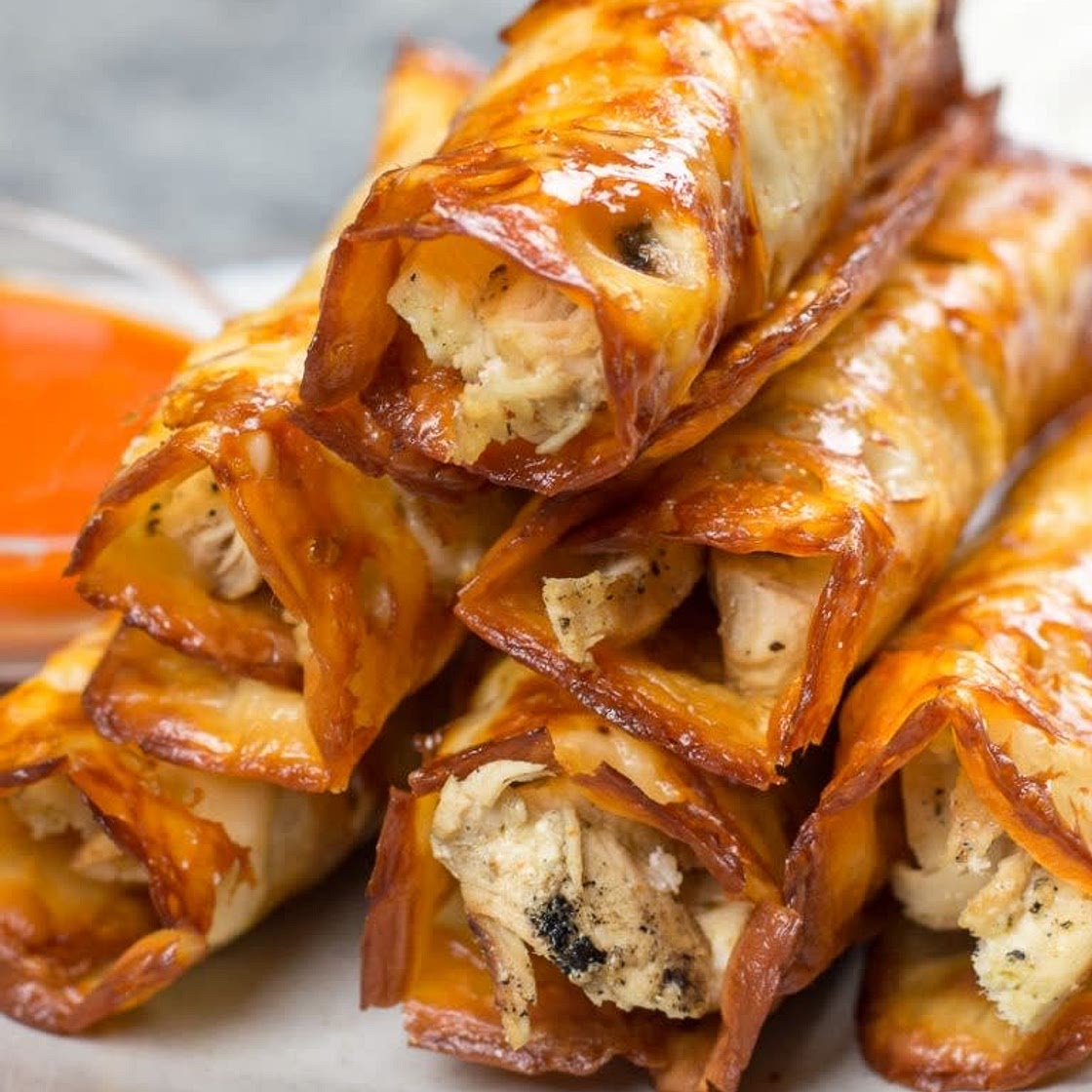 Keto Buffalo Chicken Taquitos (3 Ingredients)
