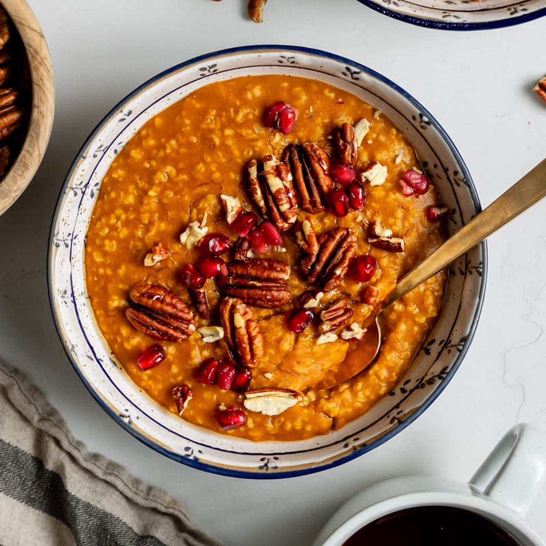 Easy & Healthy Stovetop Pumpkin Steel Cut Oats