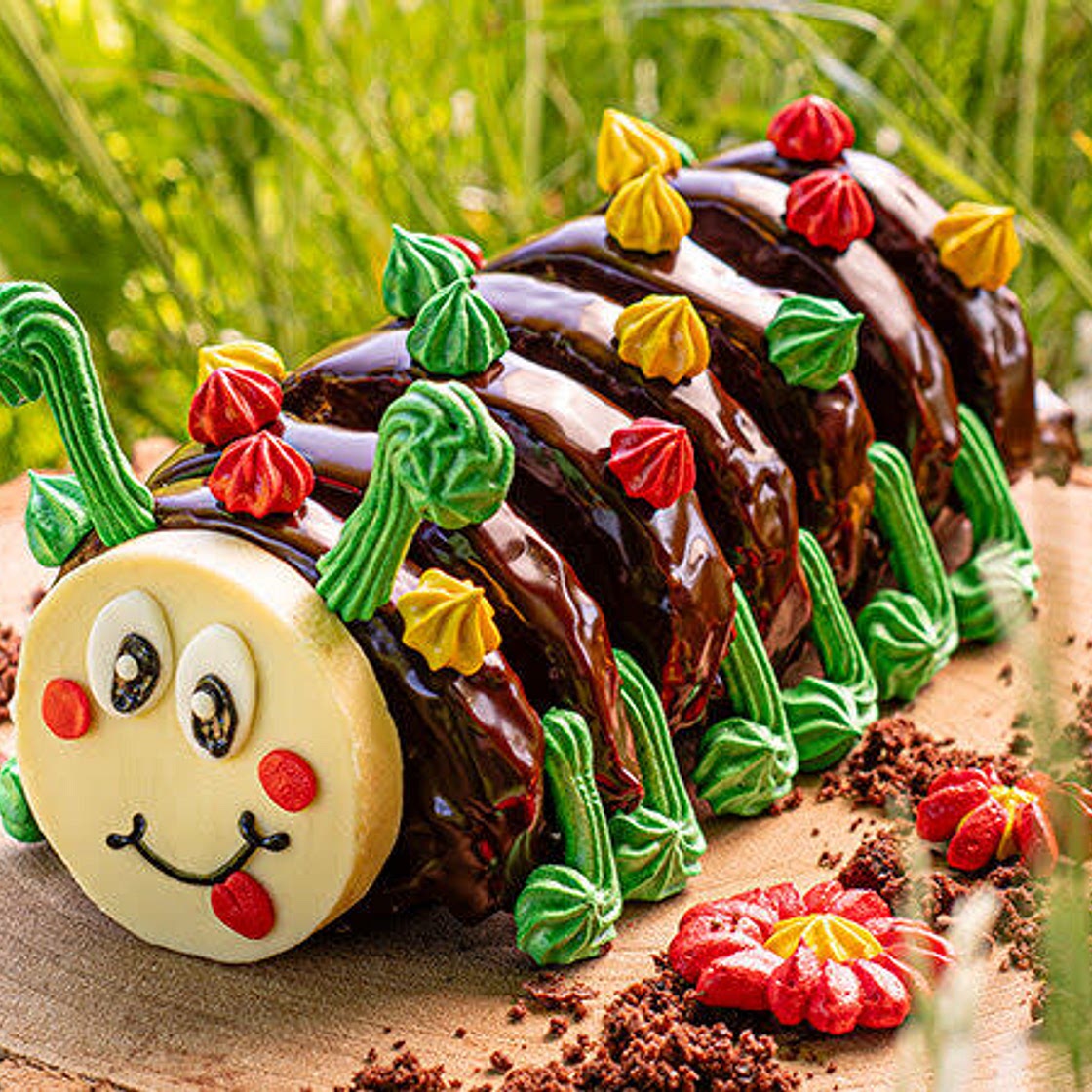 Paul Hollywood's Caterpillar Cake