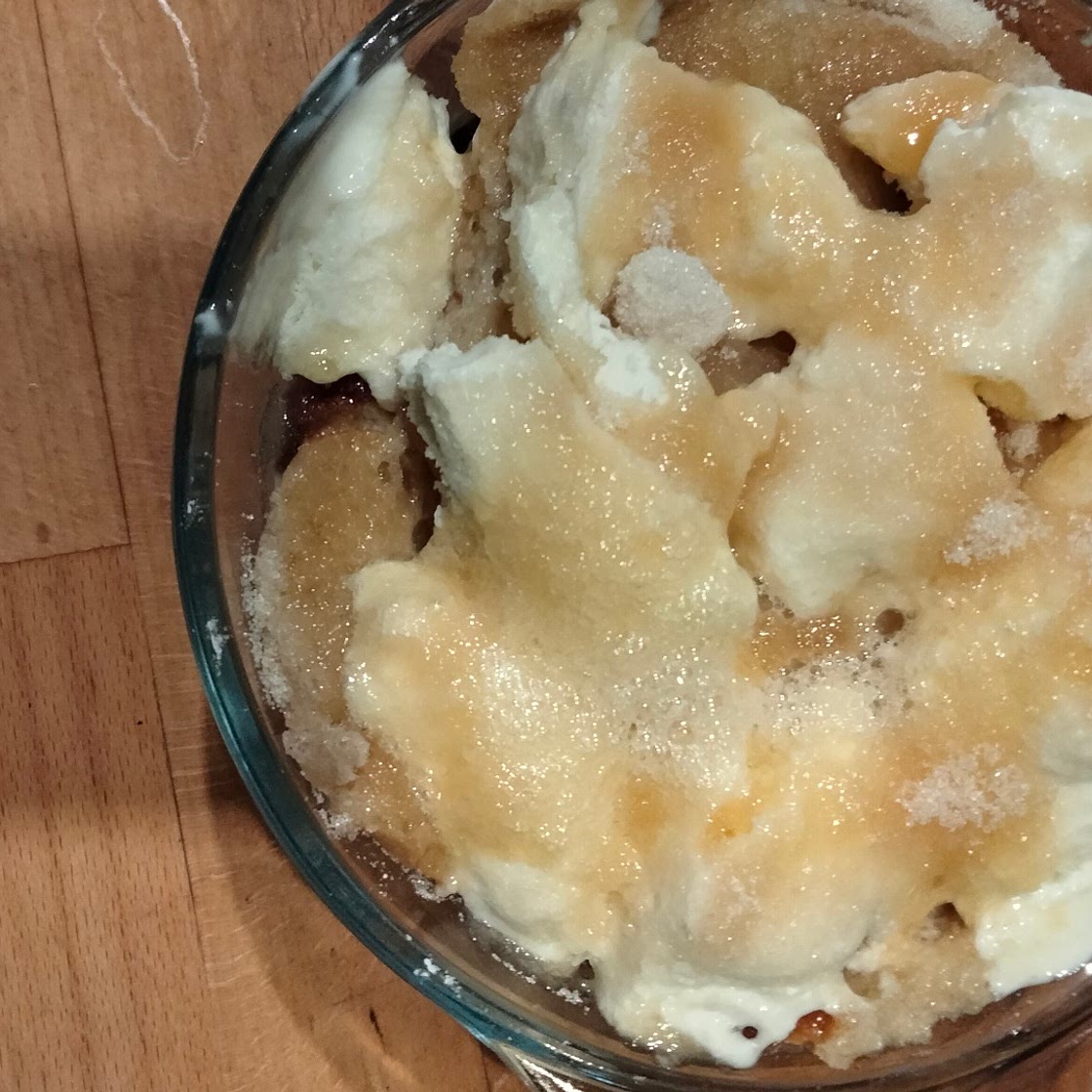 Bread and  butter (iceCream) pudding 🤤