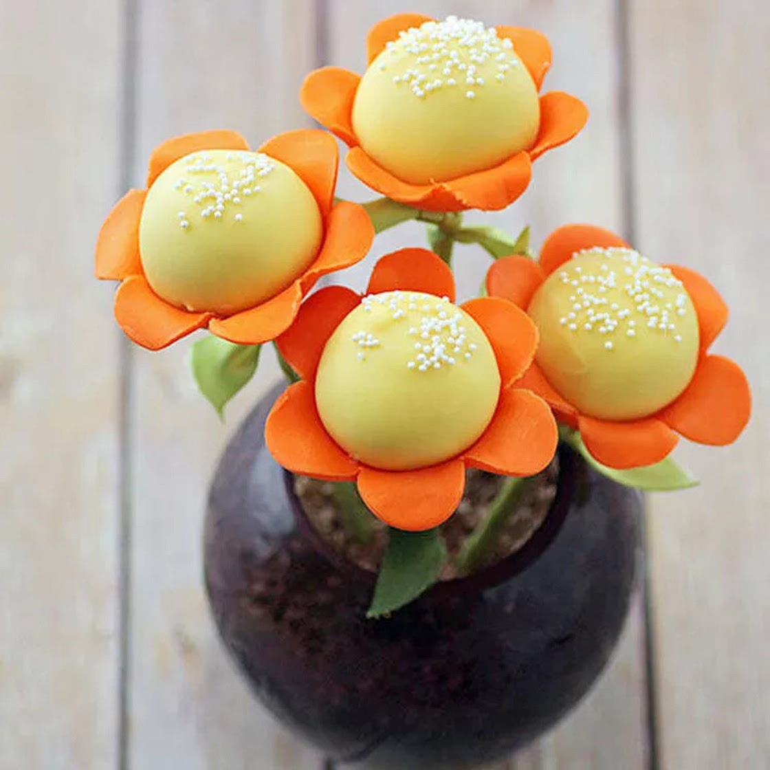 Spring Flower Cake Pops