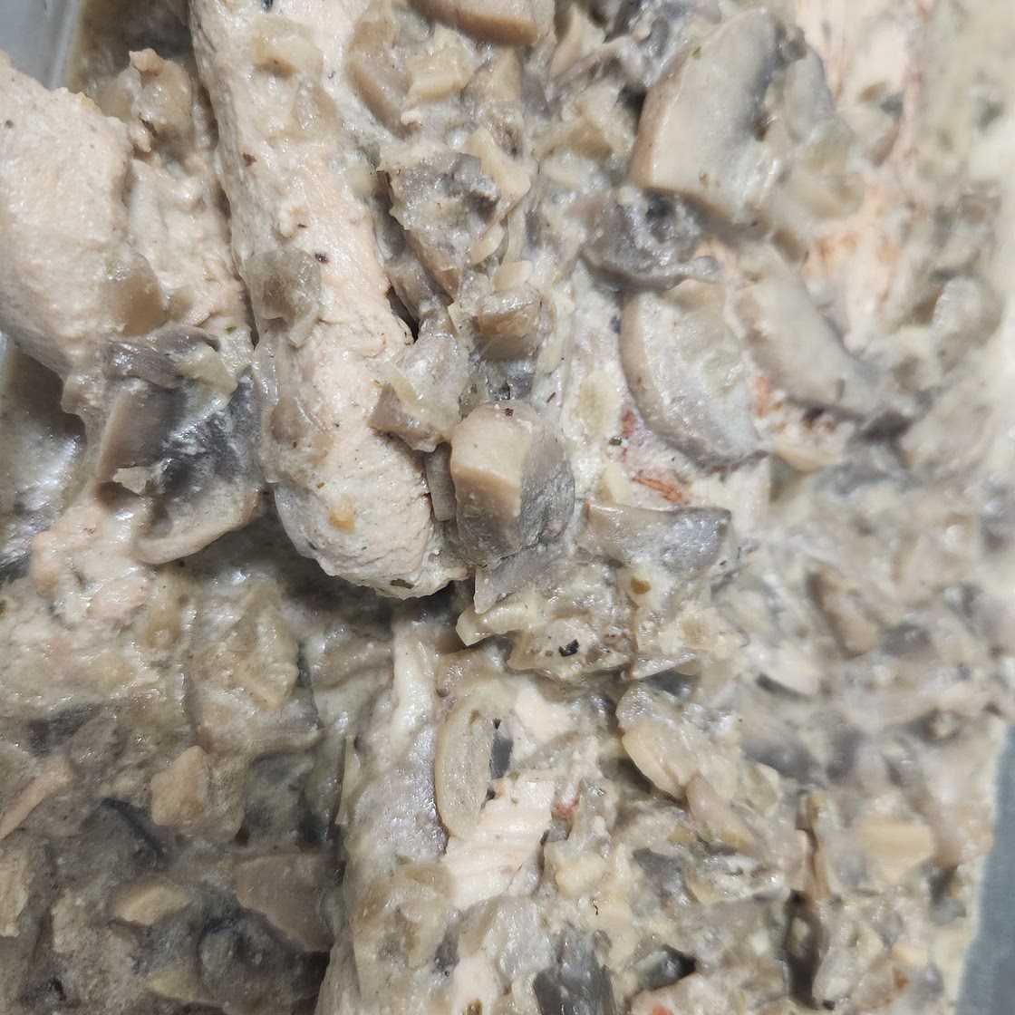 Non-alcoholic chicken mushroom marsala