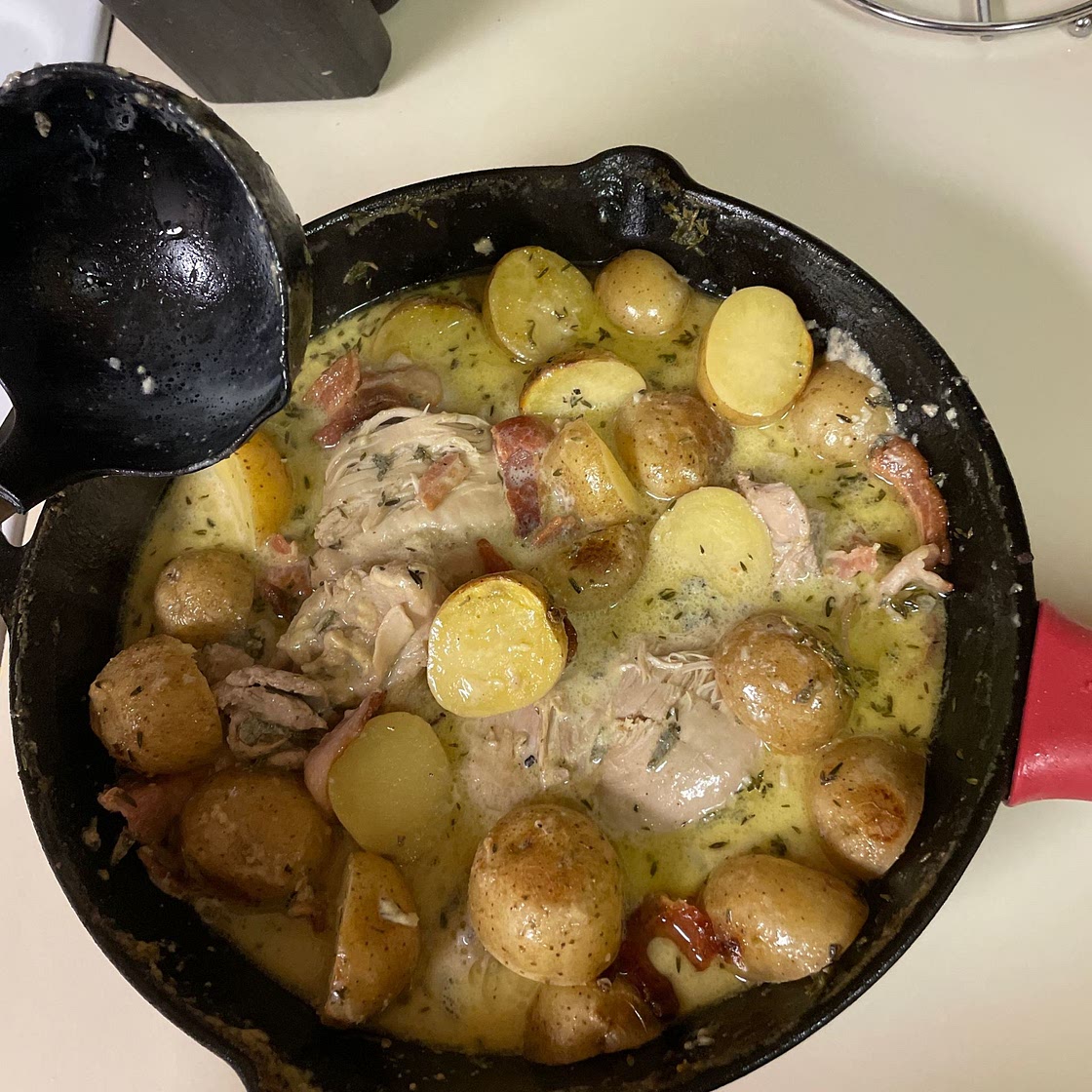 Sage Chicken with Creamy Potatoes