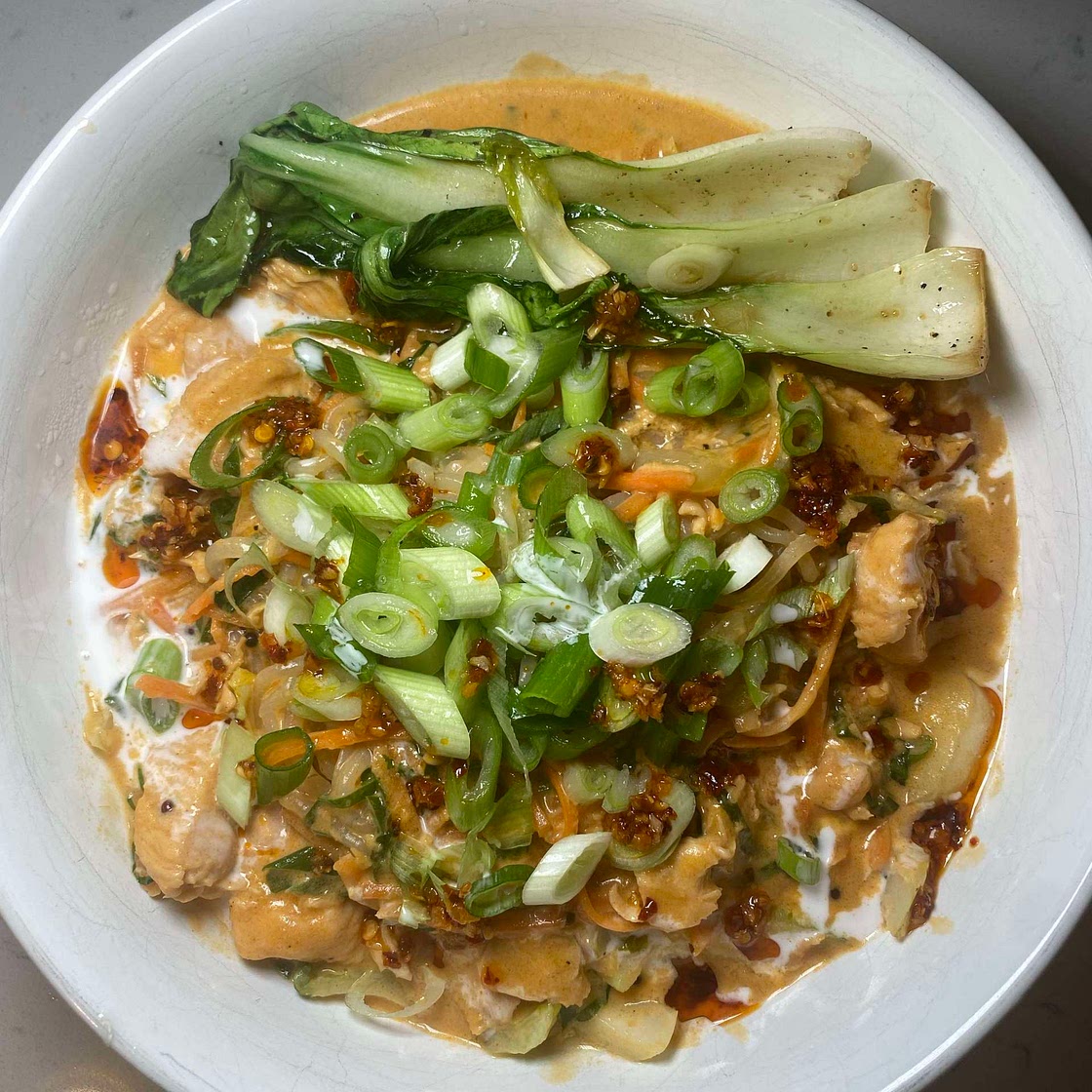 Spicy Curry Ramen Bowl