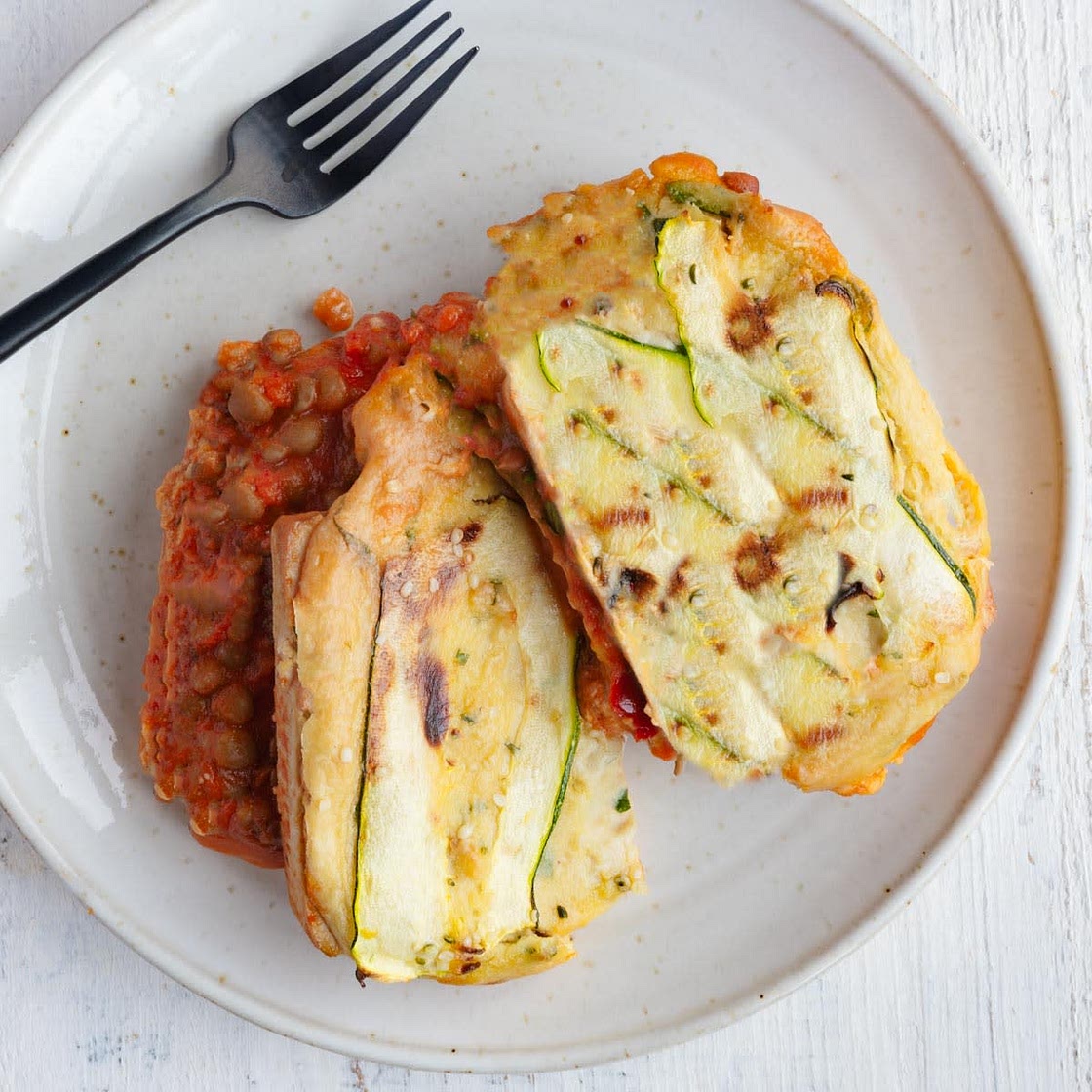 Vegan Zucchini Lasagna (High-Protein)