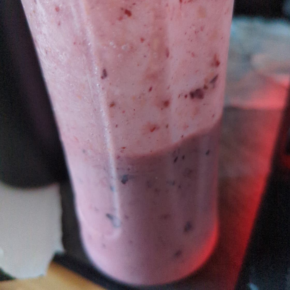 Vitamin C Packed Strawberry Orange Banana Smoothie
