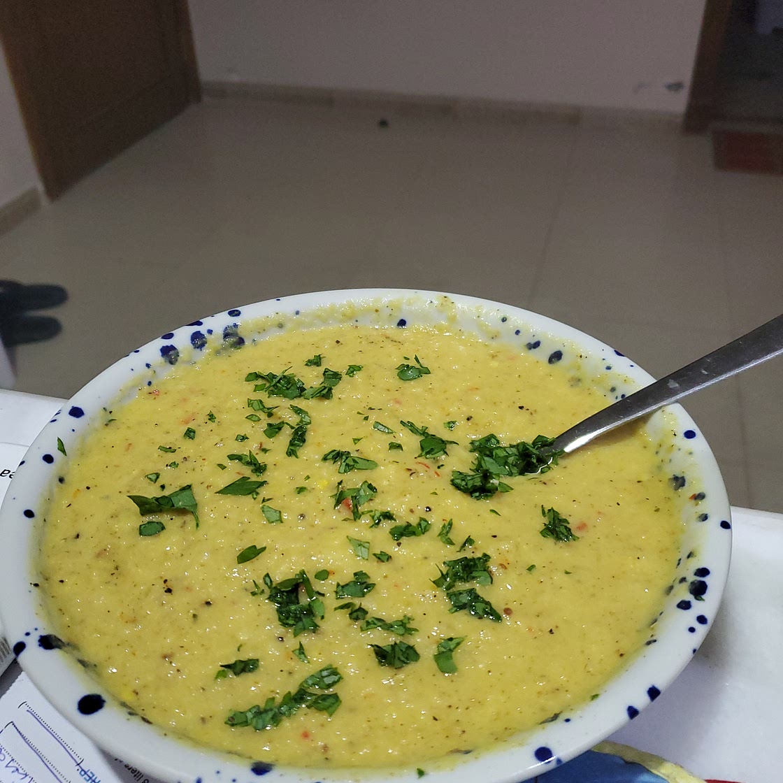 Spiced calliflower souo