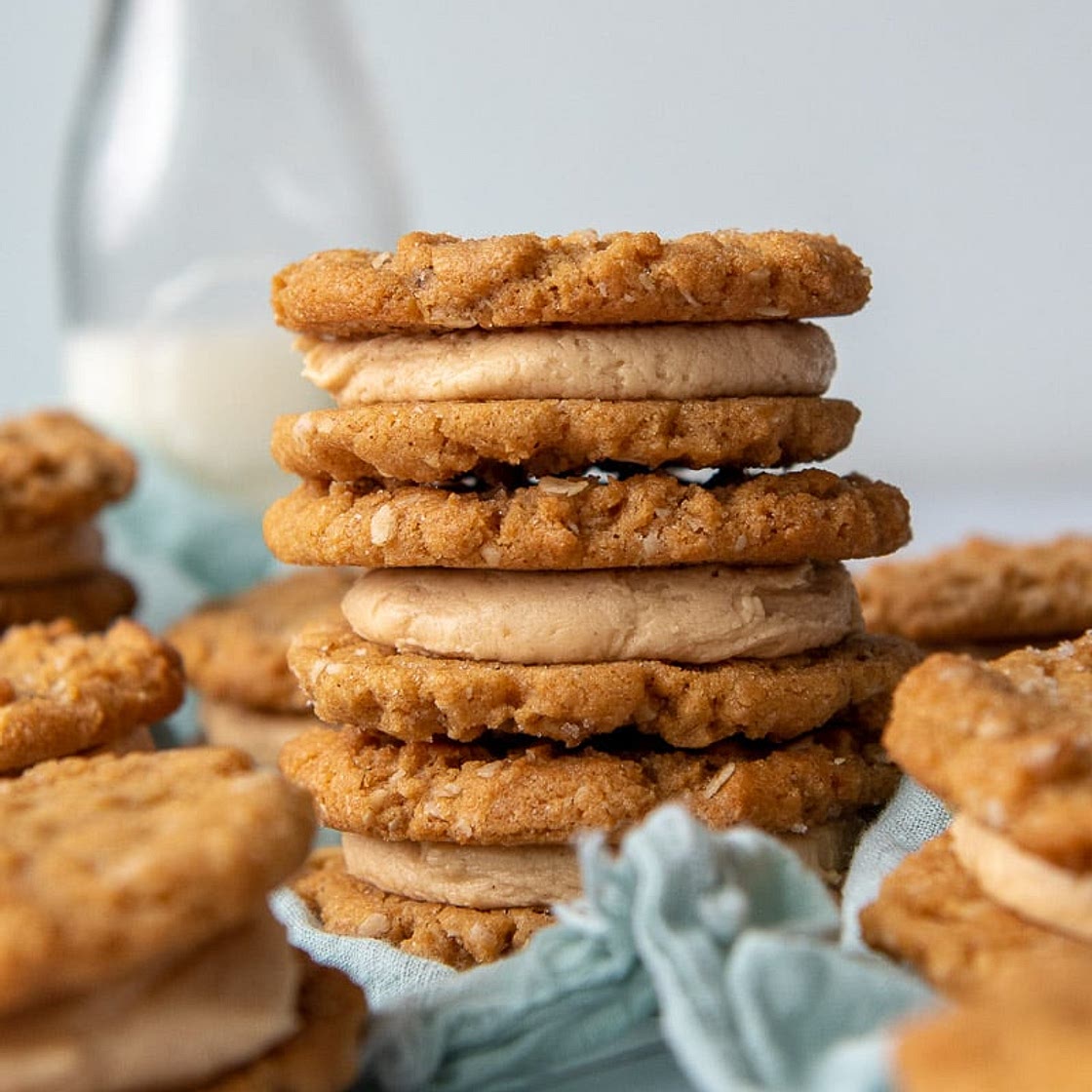 Peanut Butter Cookie Sandwiches