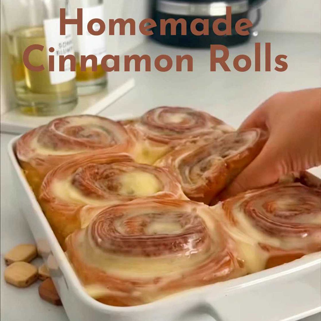 Homemade Cinnamon Rolls for Christmas 🤤😋 | Article posted by And