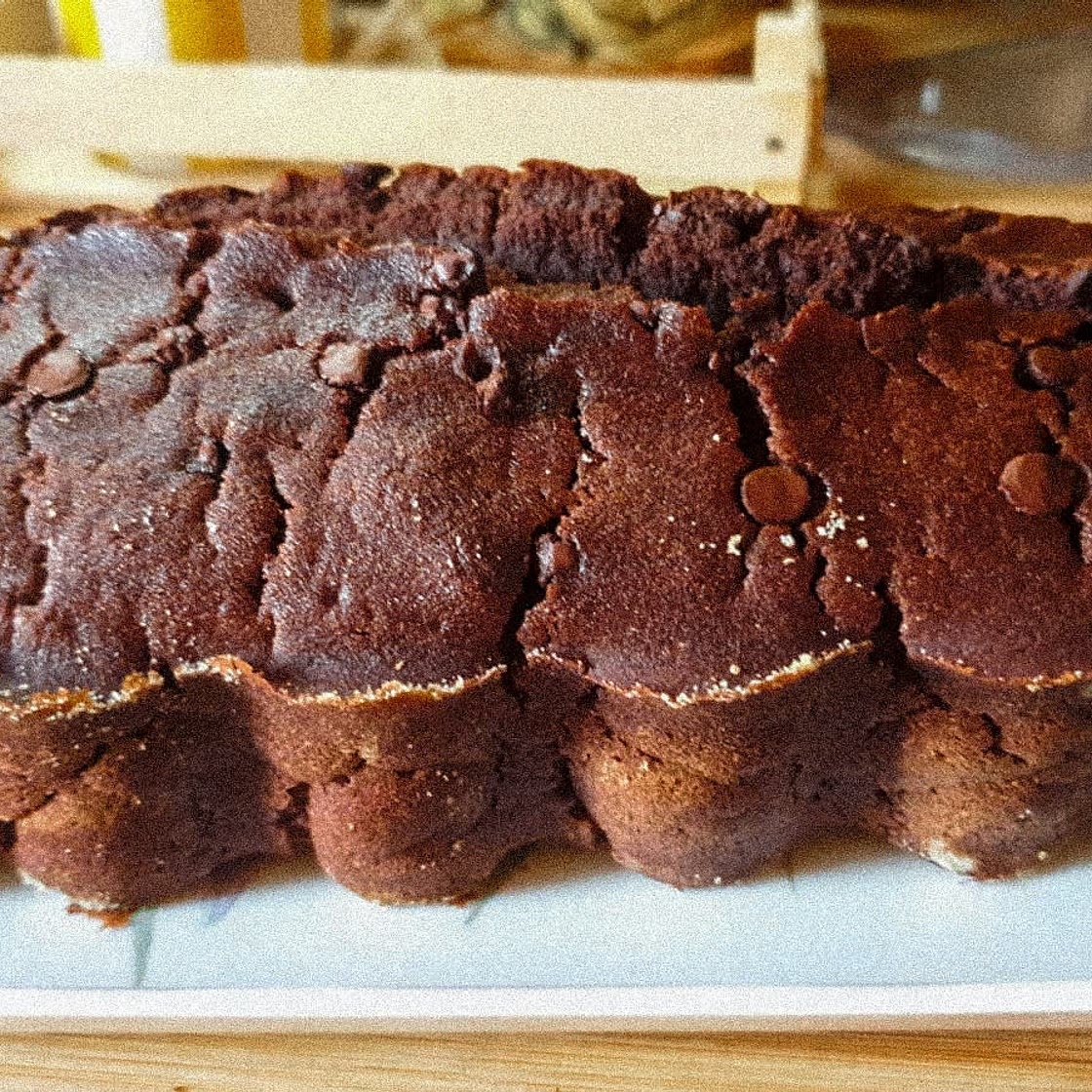 Banana bread al cacao (vegan/gluten free)