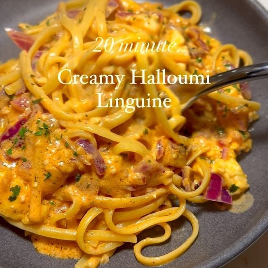 Halloumi Linguine 