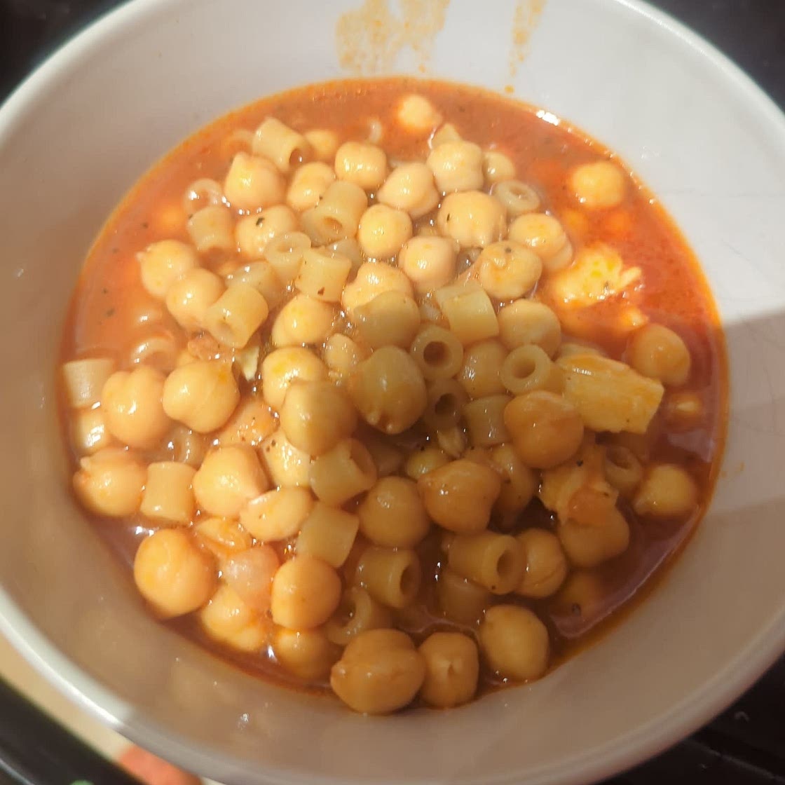 Quick Pasta and Chickpeas / Pasta e Ceci