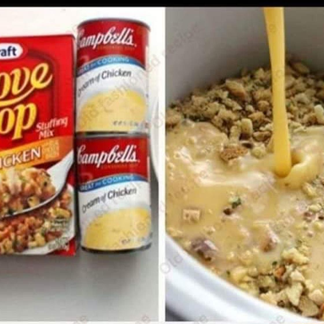 Crockpot Chicken and Stuffing