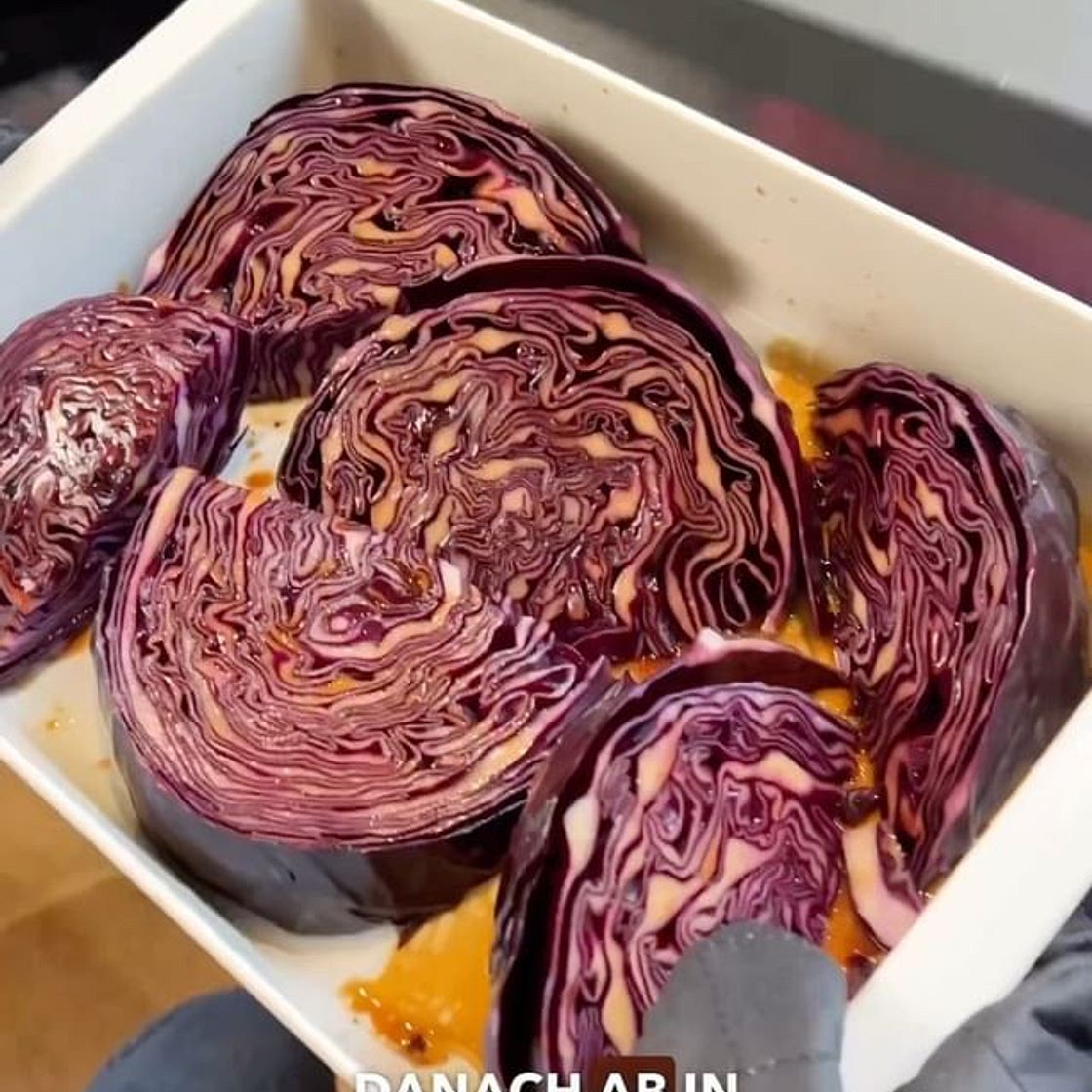 Marinade für den Rotkohl